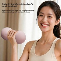 Balle de massage fascia en forme d'arachide pour relaxation musculaire, massage des pieds, design double balle, hanches, jambes, épaules, dos, idéale pour le yoga, mini-haltères