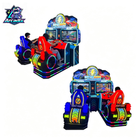 Simulateur de course à deux places avec sièges dynamiques, machine de jeu d'arcade à monnayeur, jeu vidéo de conduite pour centre de jeux et parc d'attractions