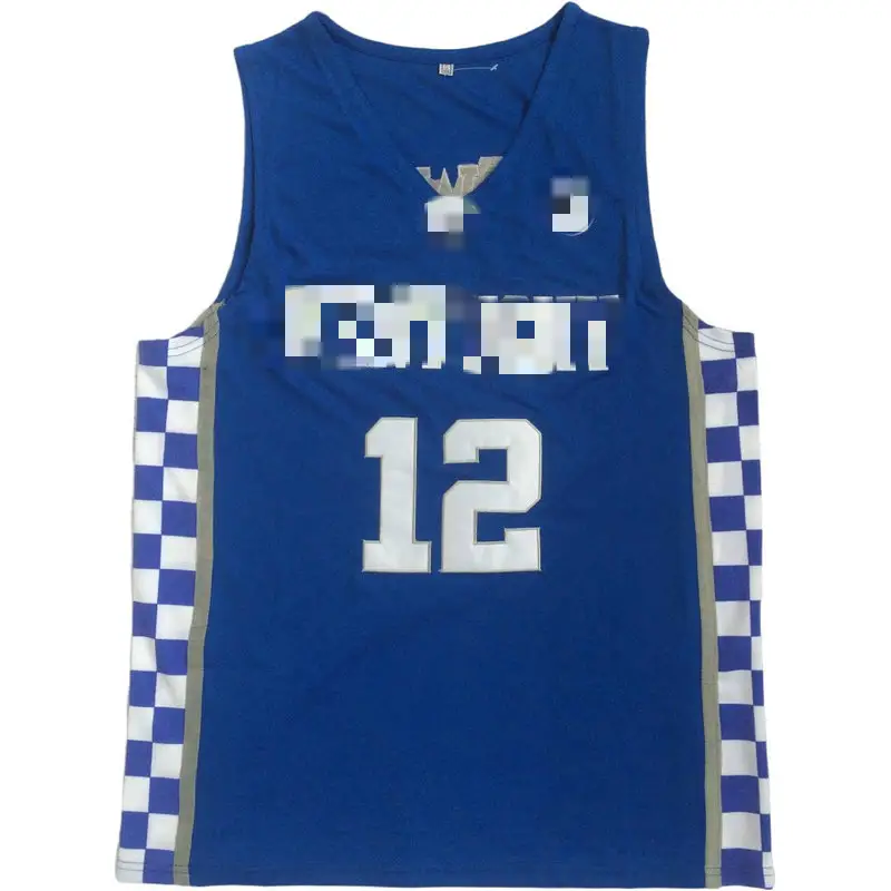 Kentucky projetou velho Sportswear do basquetebol 1 parede 12 cidades do Booker 11 com o jérsei azul/branco do basquetebol da faculdade
