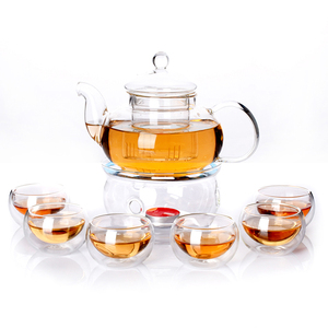 Scaldavivande in Vetro Borosilicato Resistente al Calore / Scaldavivande per Teiera in Vetro / Scaldavivande in Vetro - Product Image 4