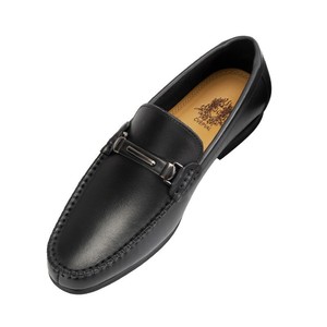 Mocassins pour hommes en cuir de vache noir, chaussures plates à enfiler, style business décontracté, taille 38-46 - Product Image 5