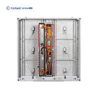 Letrero LED Digital Impermeable de Aluminio Canbest con Doble Fuente de Alimentación de Respaldo, Pantalla Negra para Publicidad Exterior