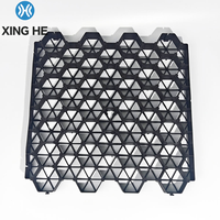 Grilles de drainage perméables en plastique recyclé HDPE pour jardin, allée et gazon artificiel