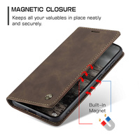 Funda de Cuero PU con Ranuras para Tarjetas, Tipo Flip, para Xiaomi 17 Ultra, 15T, 17T Pro, para POCO X6, X7 Pro, F5, F7, Antigolpes, con Compartimento para Efectivo