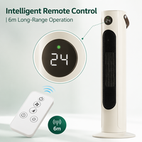 Nouvel Arrivage Chauffage Convecteur Portable Intelligent sur Pied, Chauffage Rapide, Température Constante, Silencieux, Tête Orientable, Économe en Énergie
