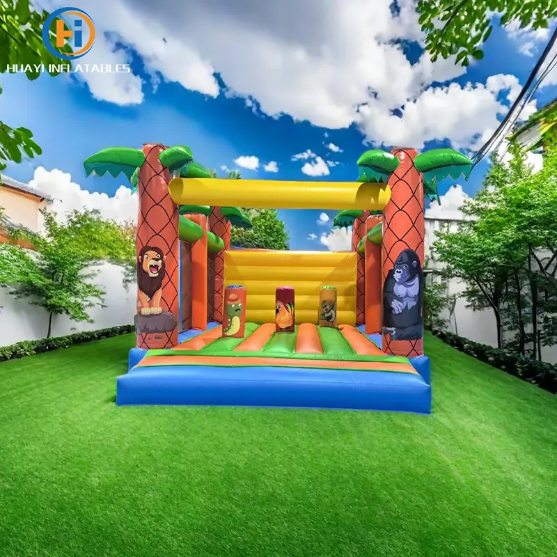 Outdoor Kids Animal Theme Park Inflatable Bounce House Jumping Commercial Inflatable Bouncer