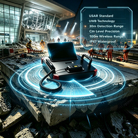 Outil de récupération sismique SAR, détecteur de vie par radar 3D, technologie UWB, positionnement XYZ, localisateur de victimes sur plusieurs étages