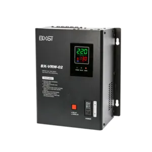 Penstabil Regulator Tegangan Daya Langsung, BX-VRW02 220V LED Digital AC Stabil Ukuran Kecil