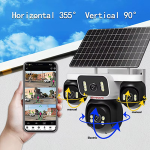 Vesafe 12MP aov ngoài trời năng lượng mặt trời cctv <span class=keywords><strong>camera</strong></span> giám sát <span class=keywords><strong>24</strong></span> giờ video báo động không thấm nước zoom màn hình <span class=keywords><strong>24</strong></span>/7 ngoài trời an ninh - Product Image 2