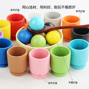 <span class=keywords><strong>En</strong></span> <span class=keywords><strong>bois</strong></span> 12 couleur boule Classification tasse enfants Fine <span class=keywords><strong>Action</strong></span> Clip perles couleur Classification enfants Montessori jouet éducatif - Product Image 5