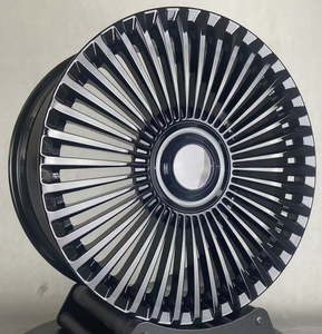 Jantes multi-rayons neuves d'usine, noires, 20 à 24 pouces, 5X114.3 5X112 5X120, en alliage d'aluminium forgé pour <span class=keywords><strong>BMW</strong></span>, Nio, Mercedes, Land Rover - Product Image 1