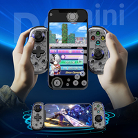 Kontroler Game Nirkabel Transparan dengan Cangkang Transparan, Retractable, Hall Effect, Zero Drift, Cloud Gaming untuk Ponsel Android, Tablet, dan iPad