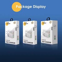 65W USB C Chargeur Charge Rapide 3.0 PD QC USB Type C Adaptateur D'alimentation pour iPhone Entrée 5V/2A
