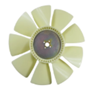 DE12 D2366ใบพัดพัดลมระบายความร้อน DE12ใบพัด9ใบมีด4รูสำหรับชิ้นส่วนรถขุด DX225 Doosan - Product Image 2