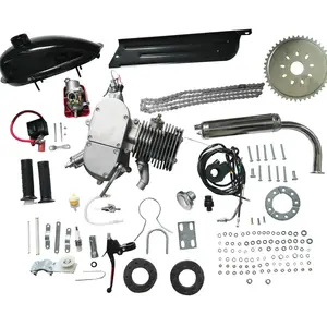 Großhandel 48cc 49cc 50cc 60cc 66cc f80 100cc 80cc 2-Takt Fahrrad Benzinmotor 2-Takt gas motorisierte Fahrrad motor Kit