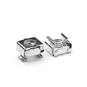 Tuerca flotante cuadrada tipo jaula M4 M5 M6 M8 M10 de acero al carbono niquelado, rosca derecha, métrica, grado A, para la industria de la construcción - Product Image 4