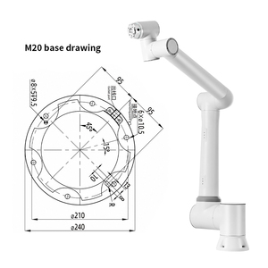 Automatic Collaborative Palletizing Robot Cobot 6 Axis Robotic Arm Palletizer for Carton <b>Box</b> Case Packing Handling Food Industry - Product Image 1