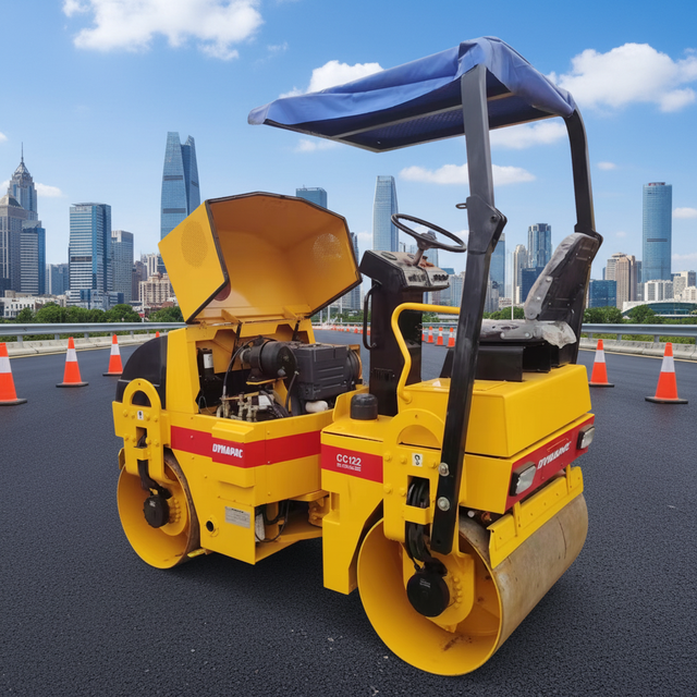 Unmodified Original Mini Roller DYNAPAC CC122 Roller Low Price Used Mini Roller  Road Construction Machinery