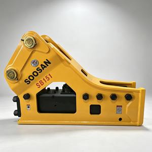 Casse-roche hydraulique latéral SOOSAN SB151 pour excavatrice de 40 à 55 tonnes, travaux de construction et de démolition intensifs - Product Image 5
