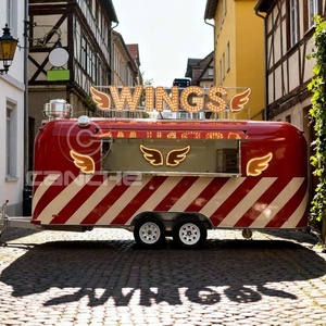 รถขายอาหารเคลื่อนที่แบบใหม่ ปี 2025 ผลิตในจีน รถพ่วงร้านอาหาร รถขายอาหารเร็ว รถขายทาโก้ - Product Image 1