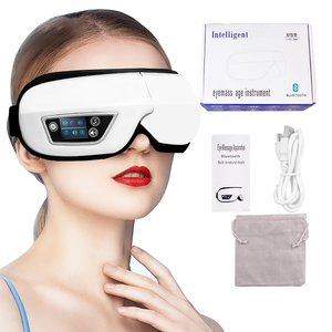 Appareil de massage oculaire vibrant avec pression d'air, masseur oculaire Bluetooth musical, relaxation, soin des <span class=keywords><strong>yeux</strong></span>, amélioration du sommeil, pliable - Product Image 1