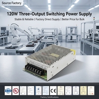Alimentation à découpage triple sortie T-120B 120W 5V 12V -12V AC/DC SMPS pour l'automatisation industrielle