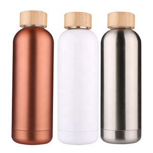 Bouteille d'eau chaude et froide 500ML 17oz en acier inoxydable OEM, vente en gros de gourdes en acier inoxydable sans BPA - Product Image 1