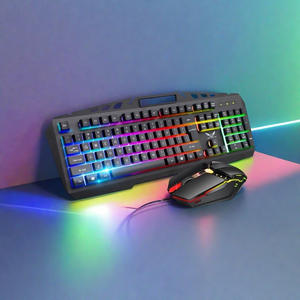 Combo de teclado y ratón para juegos Zerorate K10, con cable, sensación mecánica, retroiluminación RGB, para PC, portátil, hogar, oficina, Esports, PUBG - Product Image 4