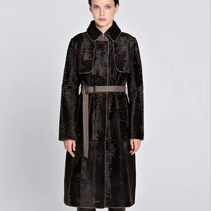 Grado <span class=keywords><strong>di</strong></span> qualità <span class=keywords><strong>marrone</strong></span> Karakul <span class=keywords><strong>persiano</strong></span> <span class=keywords><strong>pelliccia</strong></span> <span class=keywords><strong>di</strong></span> agnello giacca <span class=keywords><strong>di</strong></span> agnello <span class=keywords><strong>di</strong></span> lana cappotto Vintage <span class=keywords><strong>di</strong></span> fascia alta indumenti giacche <span class=keywords><strong>di</strong></span> pelle per le signore - Product Image 1