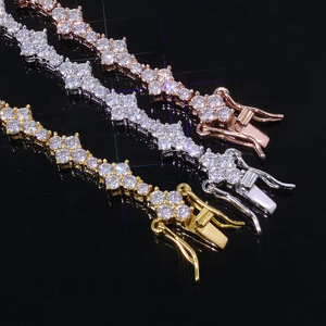 Bracelet simple style hip-hop avec chaîne tennis 6,5 mm pour aviateur, bijoux Tanjing - Product Image 4