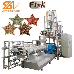 Máquina de fabricación de pellets de hundimiento flotante de 1000 kg/h, equipo de procesamiento de extrusora, línea de planta