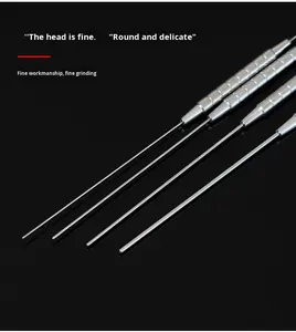 फ़ैक्टरी टाइटेनियम मिश्र धातु नेत्र लैक्रिमल जांच माइक्रोसर्जिकल जांच नेत्र जांच नेत्र - Product Image 6