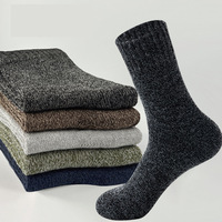 Chaussettes longues décontractées pour hommes Hiver Automne Chaussettes de sport fines filetées à blocs de couleurs absorbant la sueur et respirantes
