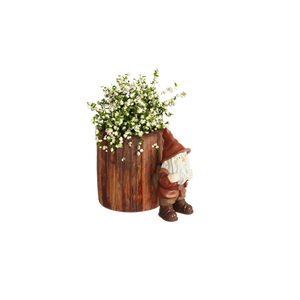 Nueva innovación decoración de jardín macetas con figuritas enanas figuritas de Gnomo maceta macetas de poliresina - Product Image 4