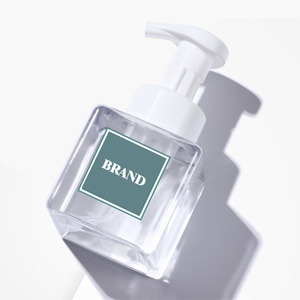 Wholesale <strong>60ml</strong> Clear PET <strong>Plastic</strong> Square Foam Soap Pump <strong>Bottle</strong> - Product Image 1