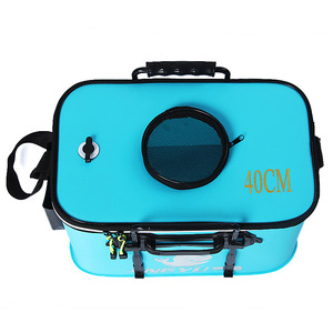 Seau de pêche pliable Jingyu EVA 30 cm, sac de rangement multi-usages pour poissons vivants, pour la pêche en eau douce et en mer - Product Image 5
