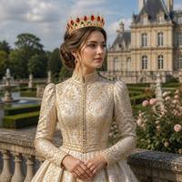 Couronne de fête en alliage plastique fantaisie avec faux cristaux, 7 couleurs au choix, pour anniversaire, Noël, mariage, décoration de fête