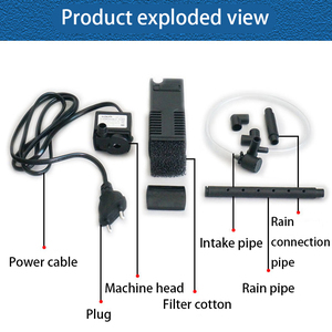 Bomba Sumergible con Filtro de Agua para Acuario, Pecera y Estanque, Herramienta para Aumentar el Oxígeno, Personalizable OEM, AC220-24V - Product Image 5