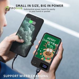 Prosub toptan boş süblimasyon kablosuz manyetik güç banka telefon için 5000mAh taşınabilir hızlı şarj süblimasyon güç bankası - Product Image 5