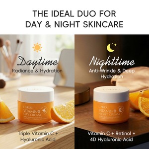 Crème de jour LAIKOU Radiant Glow Skin à <span class=keywords><strong>la</strong></span> vitamine C, éclaircissante pour les taches et les marques, hydratation longue durée, crème rafraîchissante pour les peaux ternes - Product Image 3