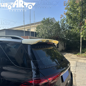 Aile de toit de voiture HS ABS fibre de carbone Look Style 2 aileron supérieur de fenêtre arrière pour Mercedes Benz GLE W167 GLE350 GLE450 GLE53 2020 + - Product Image 3