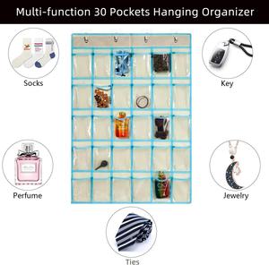 Organizador de Bolsillos para Aula con 30 Bolsillos Numerados, 33.5x24.5 Pulgadas, Tela No Tejida, para Teléfonos Celulares y Calculadoras, para Colgar en Pared/Puerta - Product Image 3
