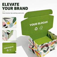 Boîte d'expédition personnalisée en carton ondulé FSC écologique avec papier recyclable et approvisionnement en gros pour l'expédition e-commerce