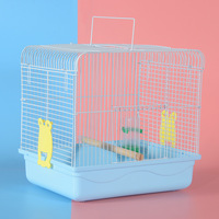 Cage à oiseaux portable en fer pour perroquets, perruches, agapornis et agapornis perlés - Cage de voyage