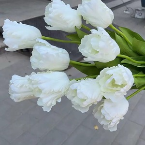 Fiori <span class=keywords><strong>Artificiali</strong></span> di <span class=keywords><strong>Tulipani</strong></span> in Seta di Grandi Dimensioni, Economici, per Matrimoni, Feste, Casa, Compleanni, Capodanno Cinese, <span class=keywords><strong>Bouquet</strong></span> - Product Image 2