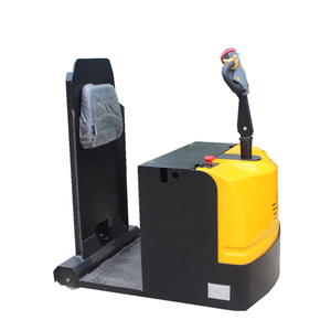 하이 퀄리티 전기 지게차 스탠딩 타입 전기 견인 트랙터 4 륜 배터리 48V 고출력 전기 견인 트랙터 - Product Image 1