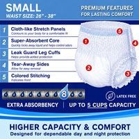 Couches-culottes jetables pour adultes de haute qualité, épaisses, pour personnes âgées, unisexe, pour l'incontinence, vente en gros, bon marché