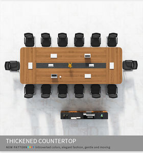 ชุดโต๊ะประชุมไม้ Xitian XTHYZ-096พับได้สำหรับสำนักงานและโรงแรมเฟอร์นิเจอร์เชิงพาณิชย์ที่ทันสมัย - Product Image 5