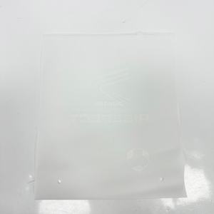 Sac en plastique givré personnalisé avec fermeture éclair pour accessoires vestimentaires, chaussures, t-shirts, vêtements de sport, emballage, étiquette en papier - Product Image 5