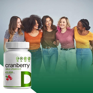 Cina Beli Suplemen Vitamin C Peningkat Kinerja Otak, Antioksidan, Bebas Gula, Cranberry Softgel - Product Image 3